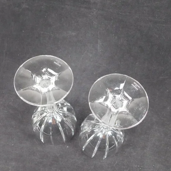 Lot of 2 Waterford Marquis Omega Crystal All Purpose Wine Glass Goblet 8 5/8" - Picture 11 of 12